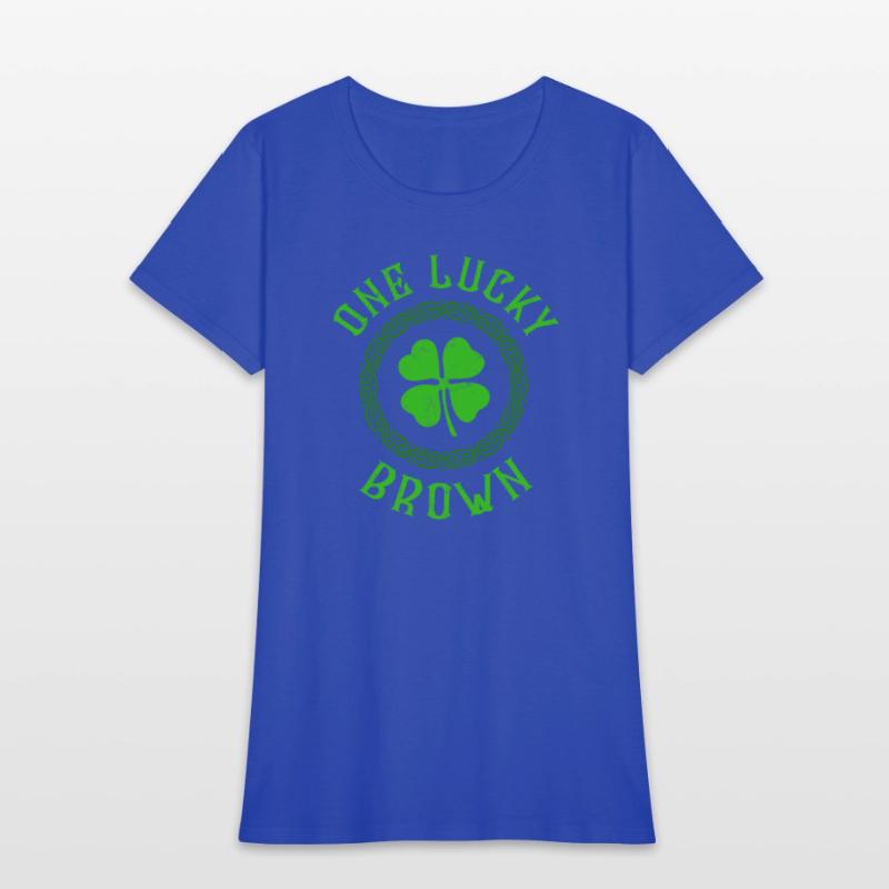 One Lucky Brown Irish Family 4 Leaf Clover