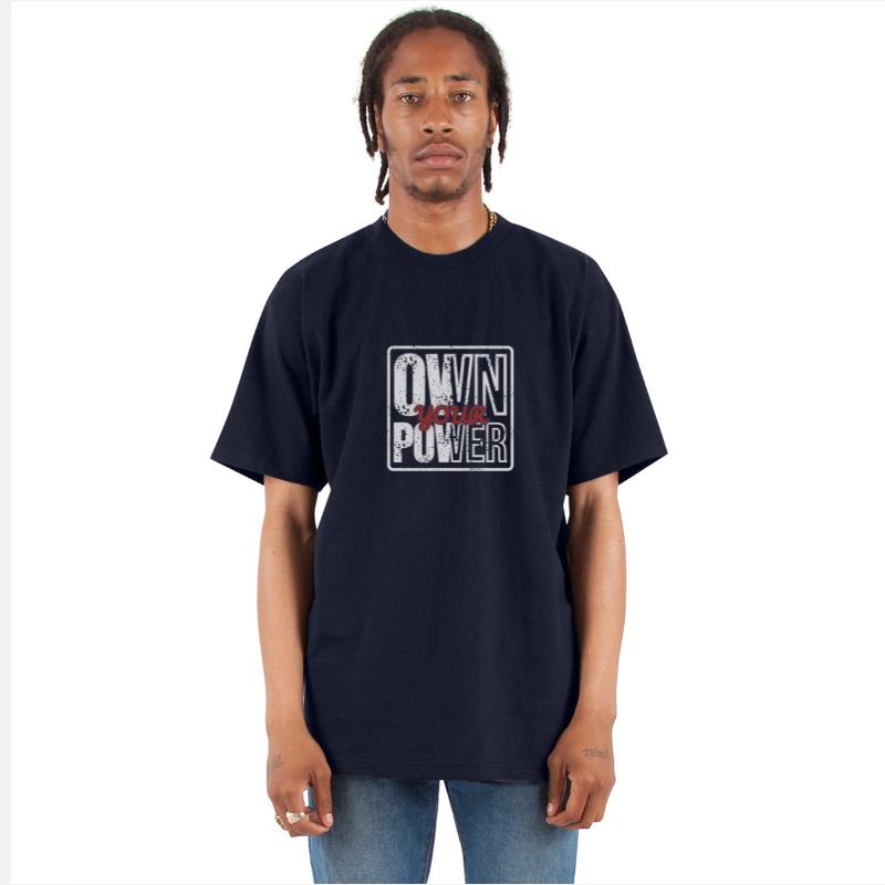 Own Your Power – Grunge Motivational Tee