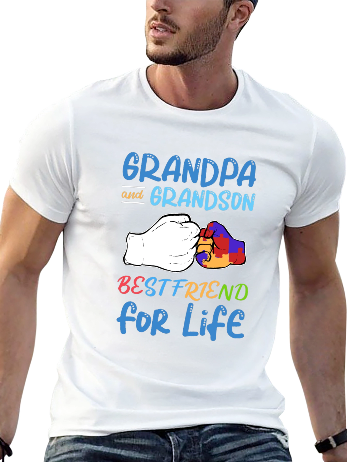 Grandpa and Grandson Best Friend T-Shirt