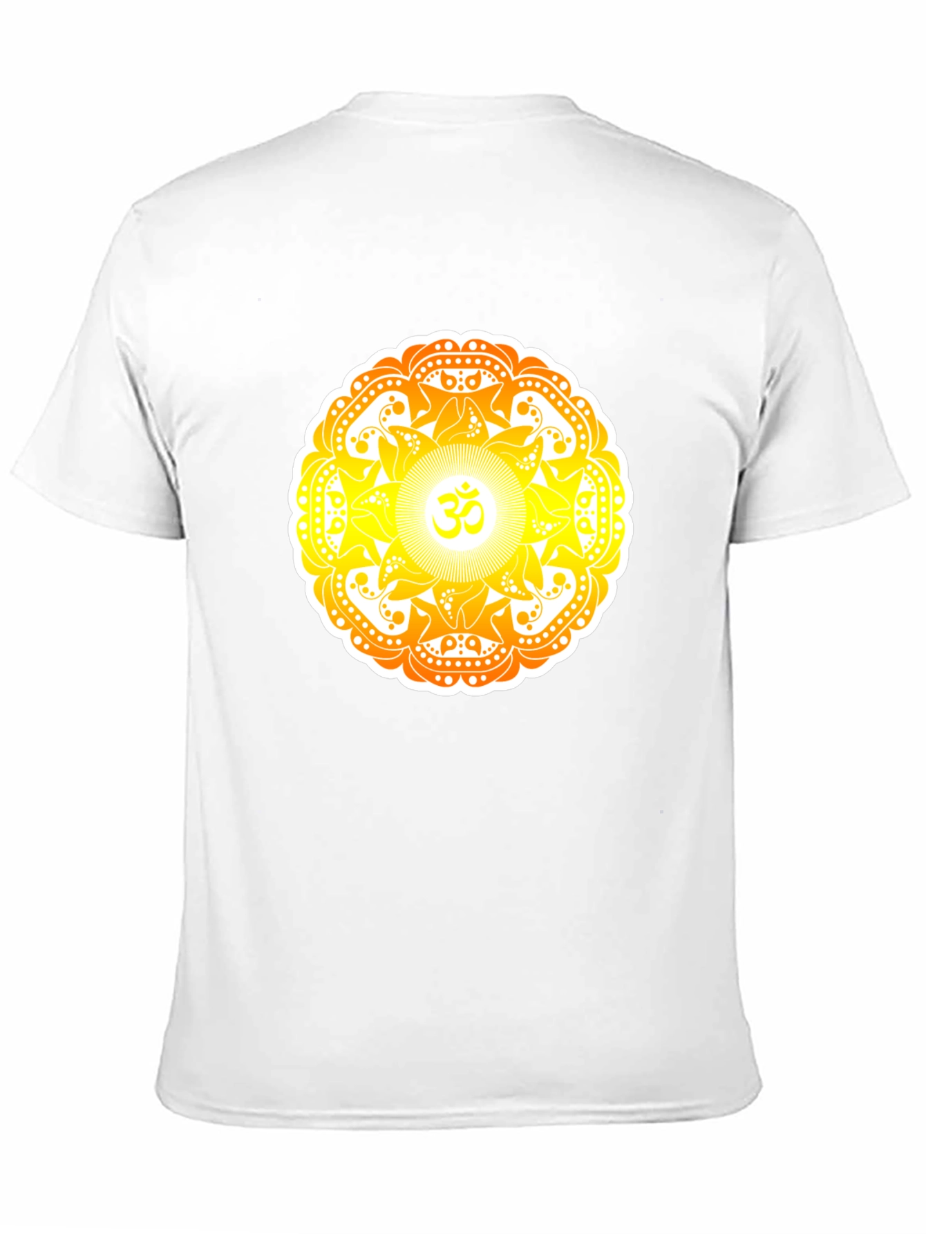 Om Mandala Graphic Tee - Black Cotton T-Shirt