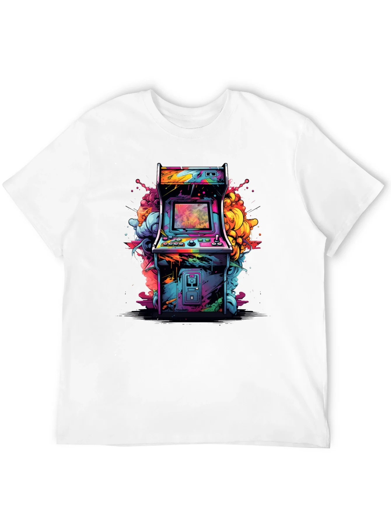 Retro Arcade T-Shirt - Vivid Graphic Tee