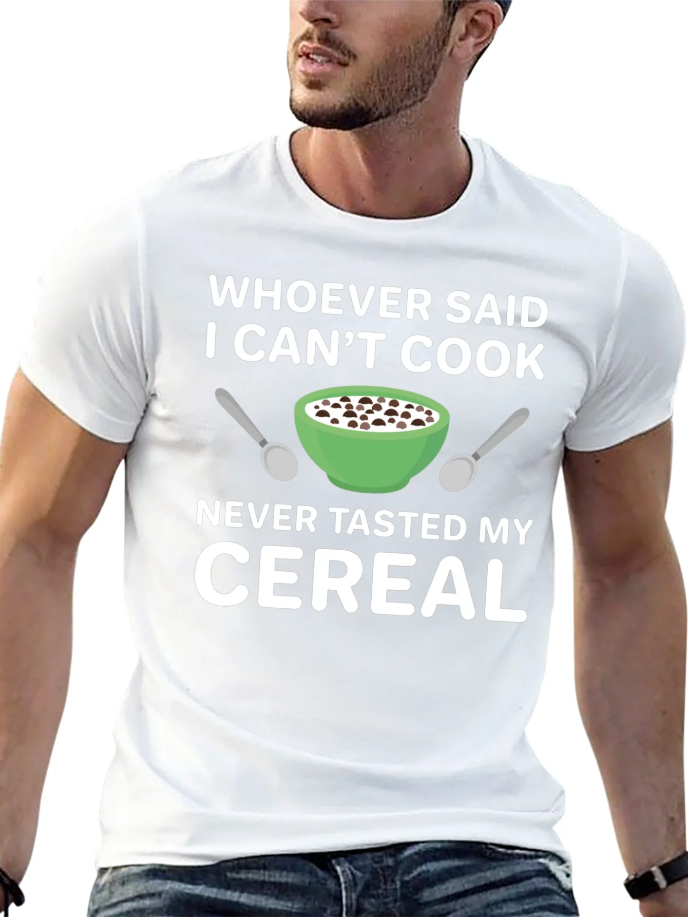Funny I Cant Cook Cereal T-Shirt