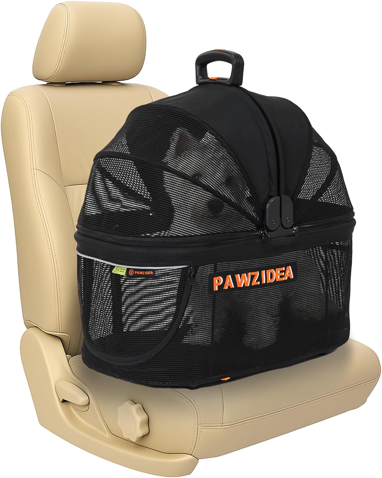 PAWZIDEA Portable Small Dog Crate for Car Travel u - Best Seller
