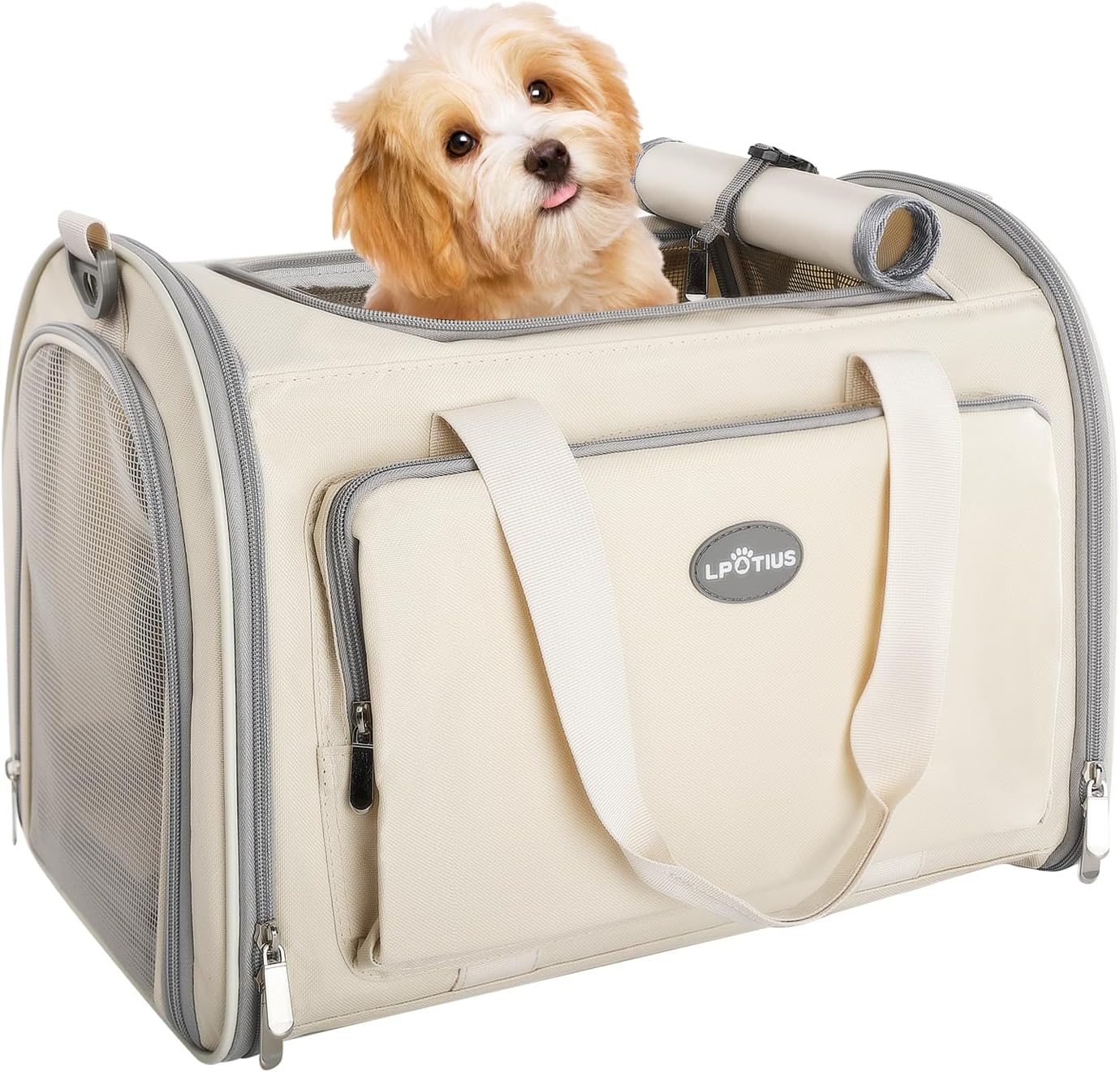 Pet Carrier Bag, Foldable 2-Way, Lightweight, 3-Si - Best Seller