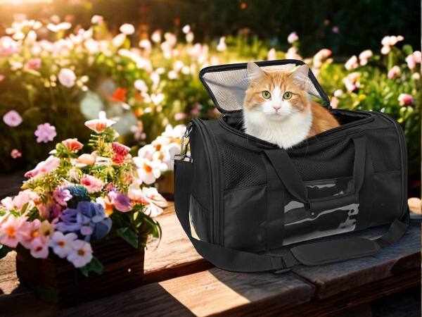 Pet Carrier Bag for Small Dogs and Cats - Breathab - Premium Quality