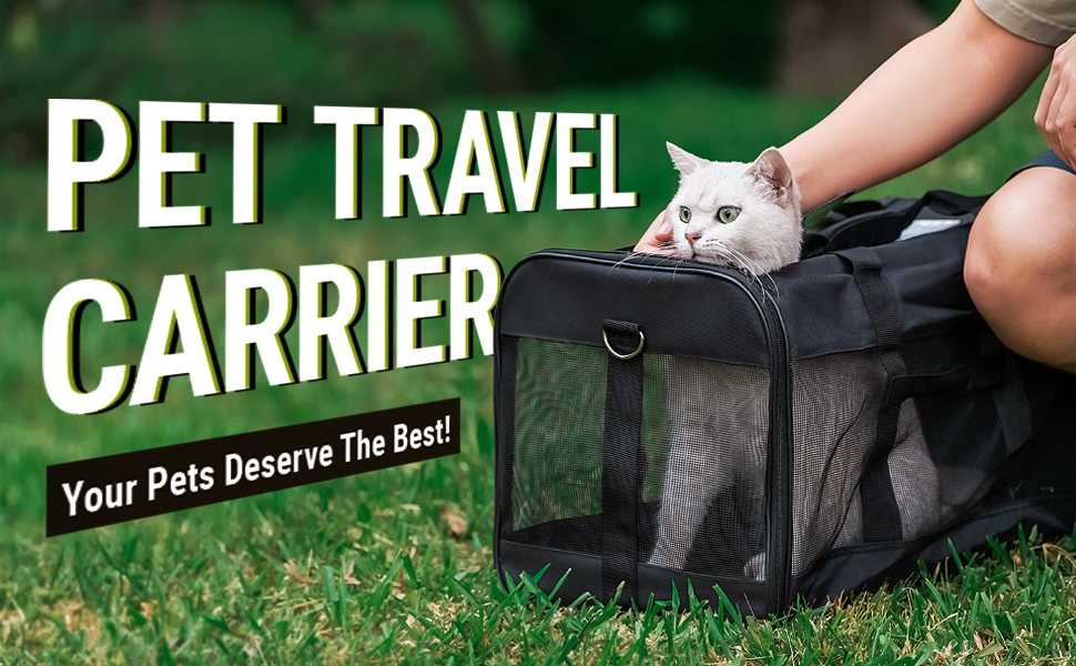 Pet Carrier Cat Carrier Soft Sided Pet Travel Carr - Latest Style