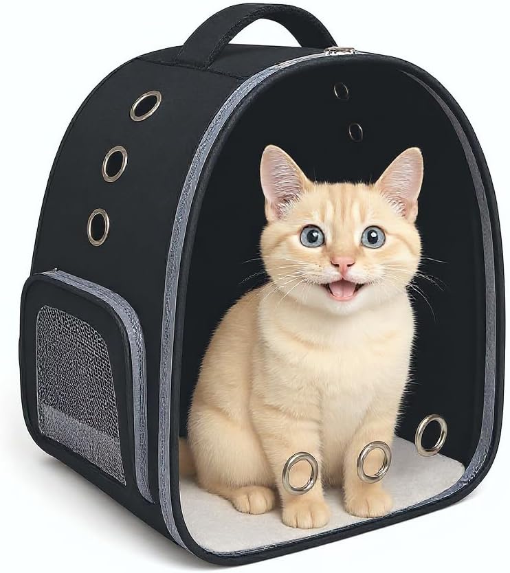 Pet Carrier for Cat & Small Dog and Puppy Kitty Tr - Premium Quality
