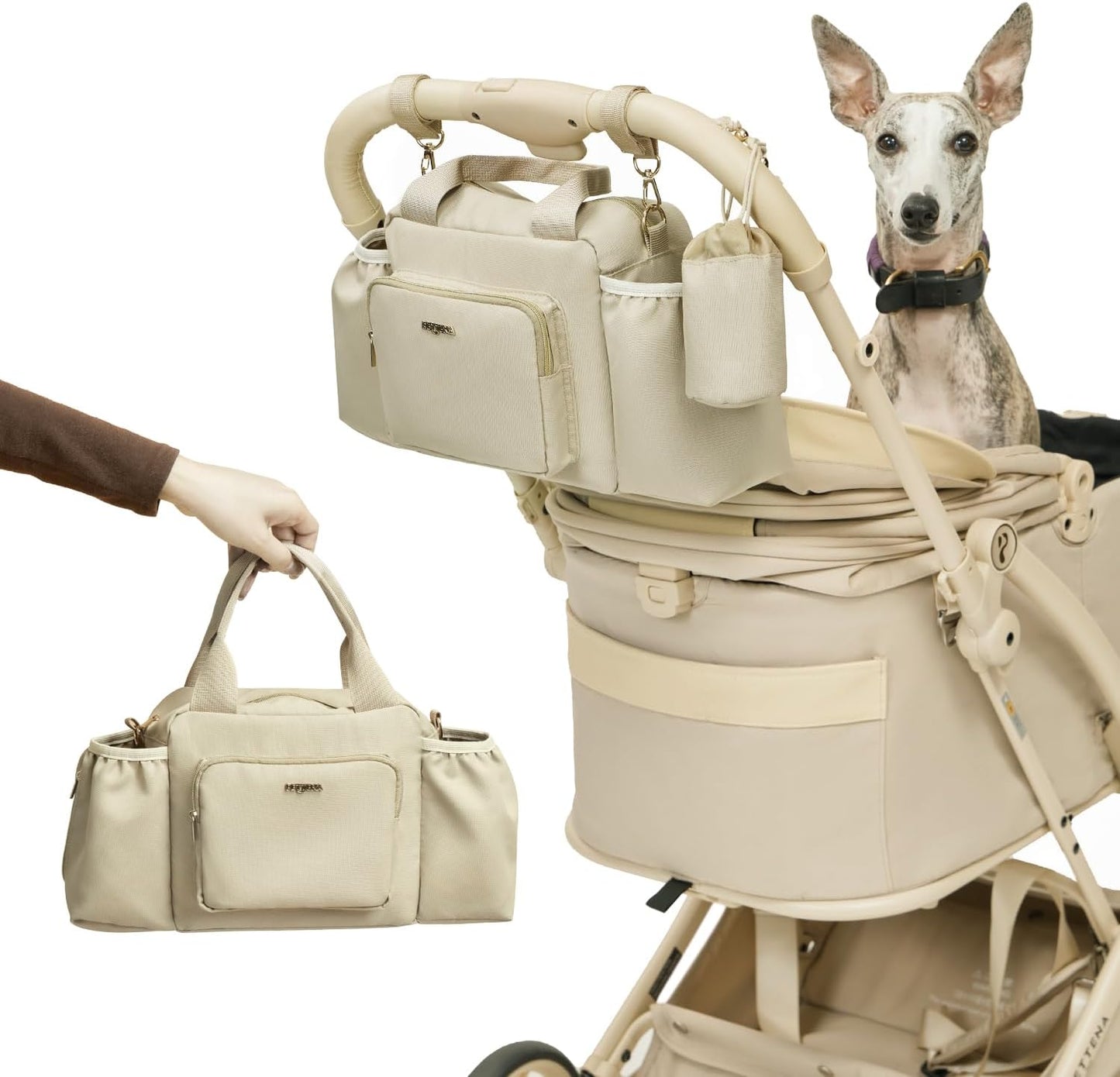 Petena Pet Cart Bag, Large Capacity, Stroller Bag, - Best Seller