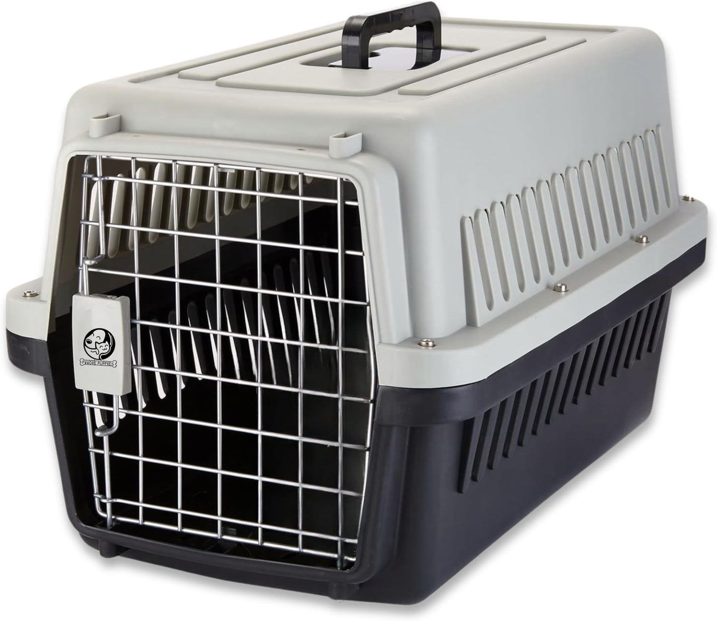 Portable Pet Carrier Crate with Handle (Fiber Cage - Best Seller