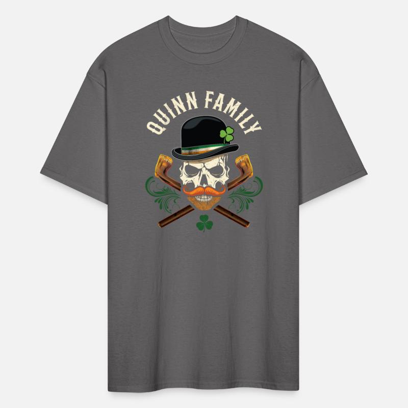 Quinn Family Irish Skull with Shillelagh