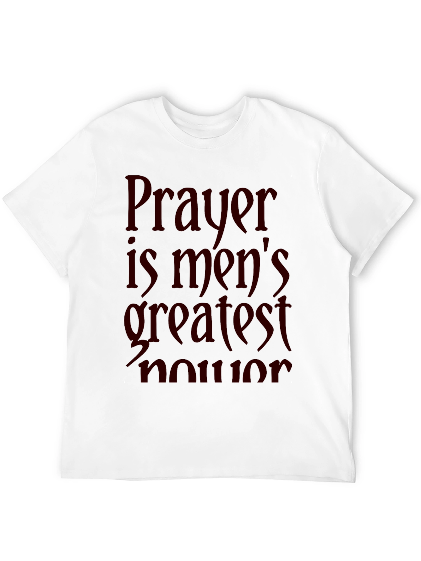 Prayer Mens Graphic T-Shirt