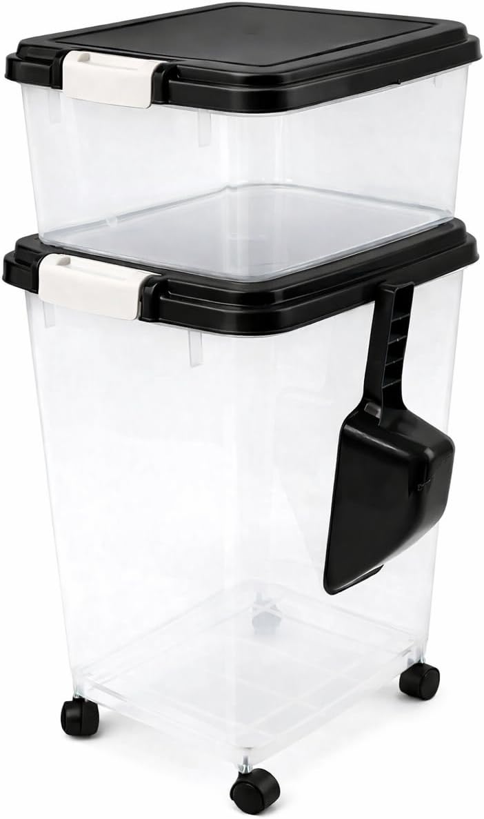 raxter Pet Food Storage Container Set, Clear with - Best Seller
