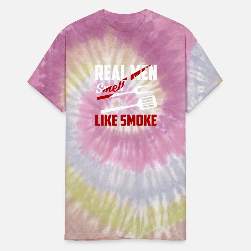 Real Men Smell Like Smoke Smoker BBQ Grilling