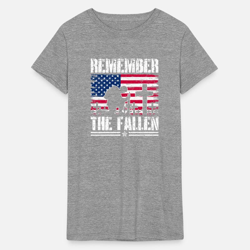 Remember the Fallen Patriotic Memorial Day T-Shirt
