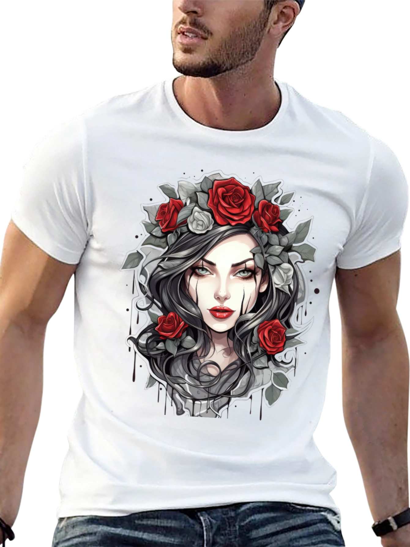 Gothic Rose T-Shirt - Dark Beauty Tee