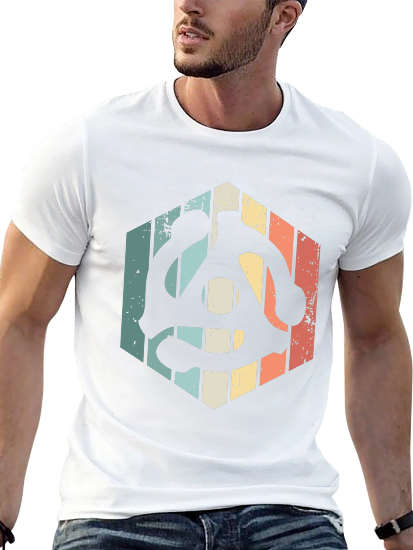Retro Record Adapter Graphic Tee