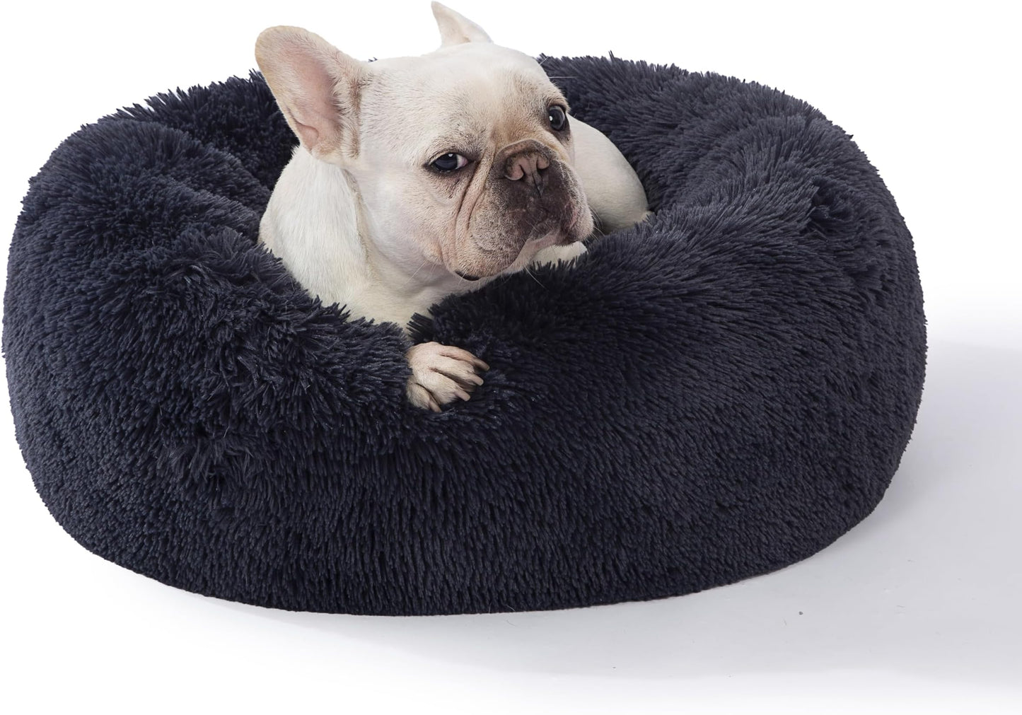 - SAVFOX 23 inches Calming Donut Dog Bed - 3X Dura - Top Rated