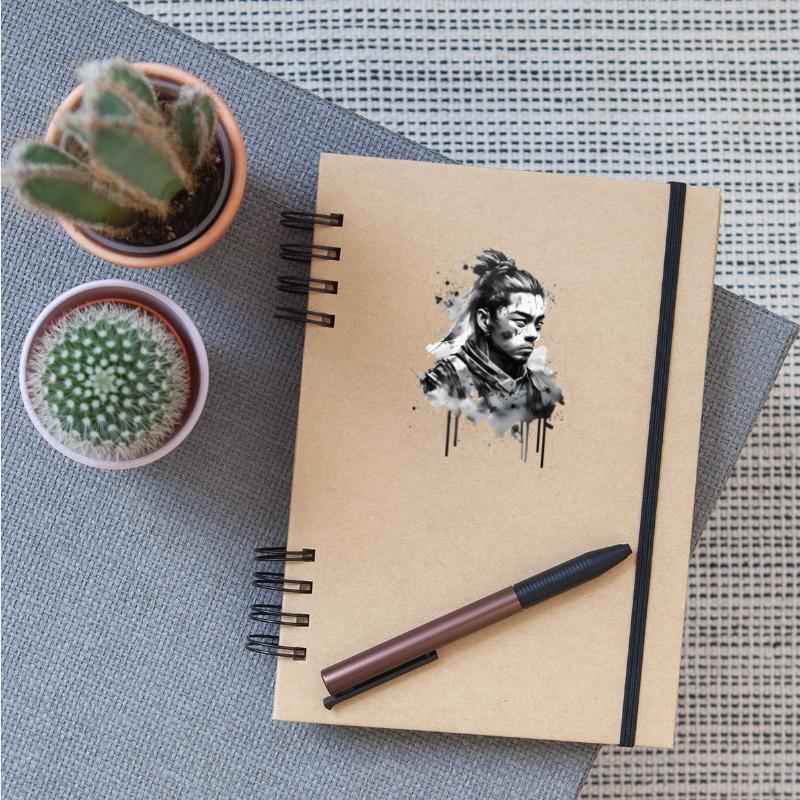 Scary Eyes Samurai Design