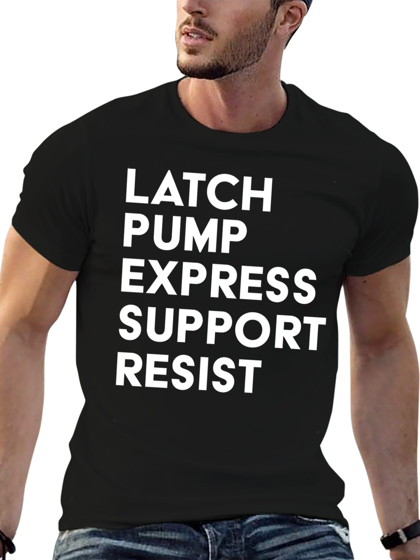 Latch Pump Express Support Resist T-Shirt