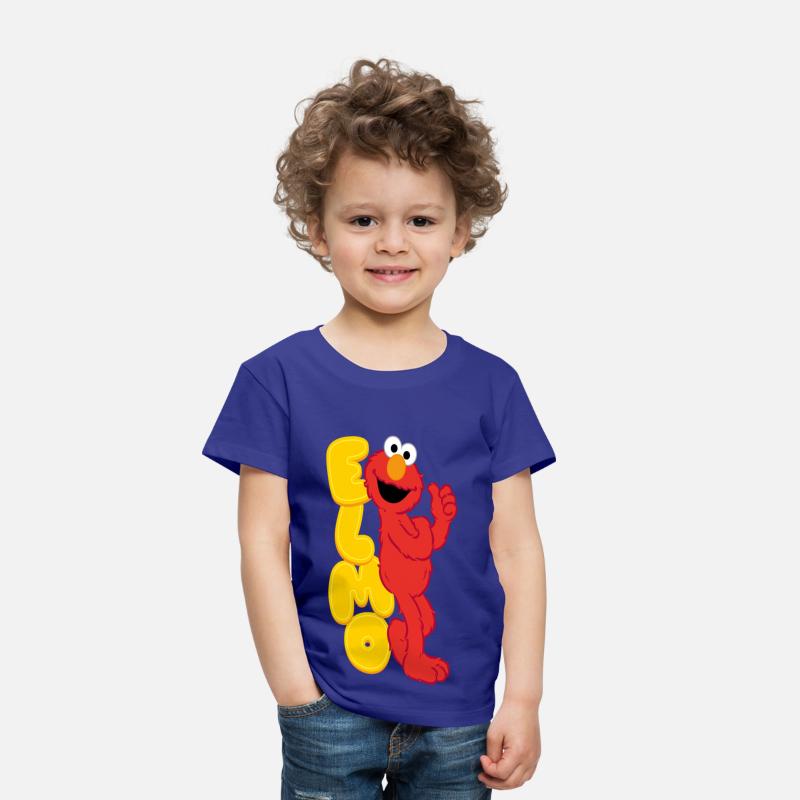 Sesame Street Elmo Is Happy