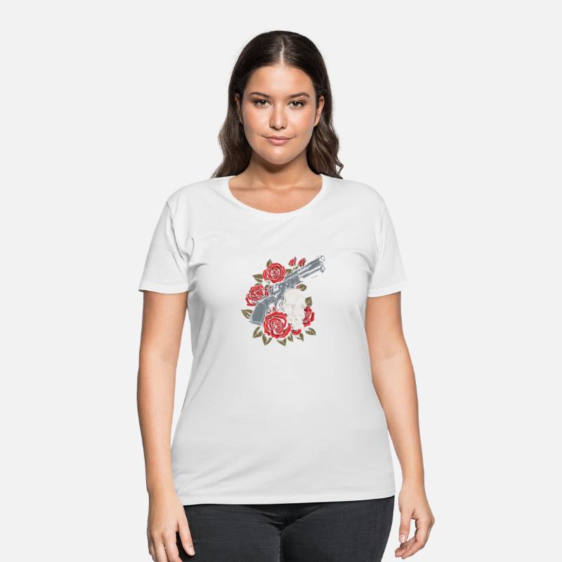 Skeleton Roses Rock Music Skull