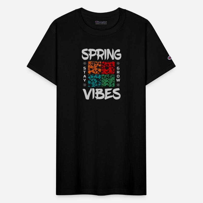 Spring vibes stay grow inspiration quote