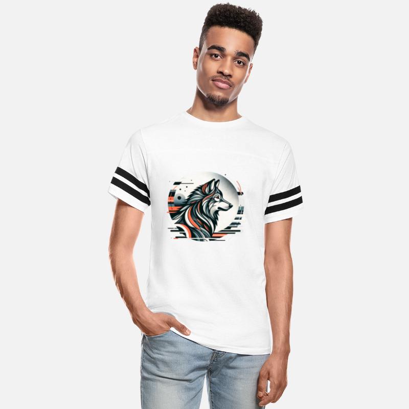Stylized Wolf Portrait Art