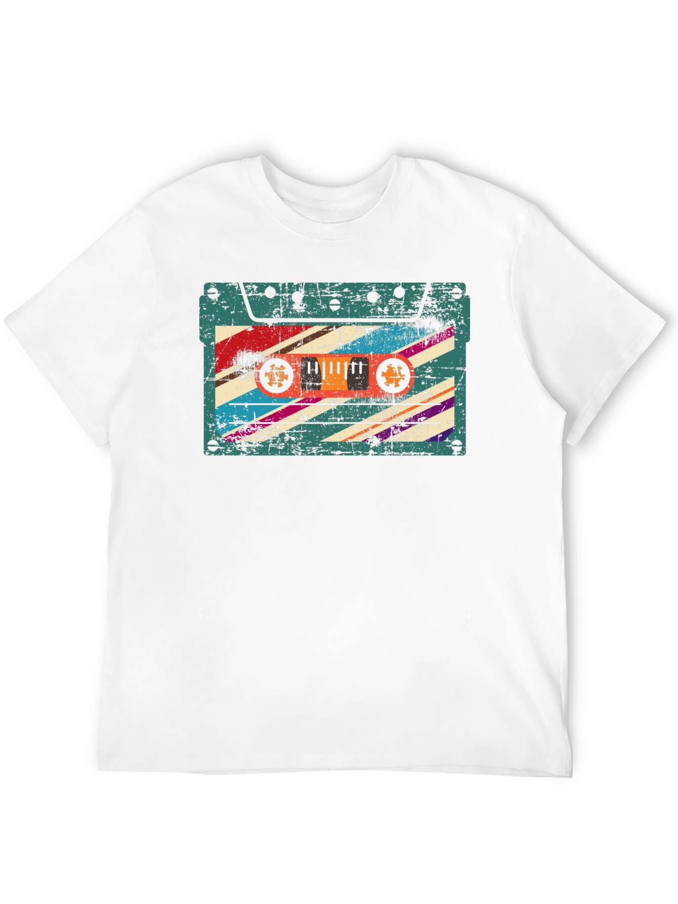 Retro Cassette Tape Graphic T-Shirt