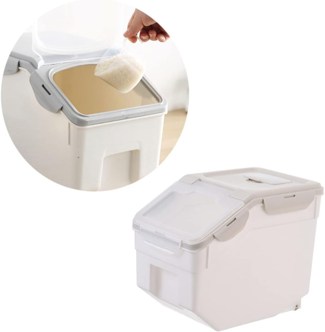 Toyvian Pet Food Storage Container Airtight Dry Fo - Latest Style