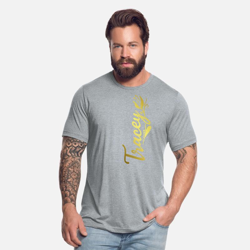 Tracey Name Faux Gold Tulip Flourish
