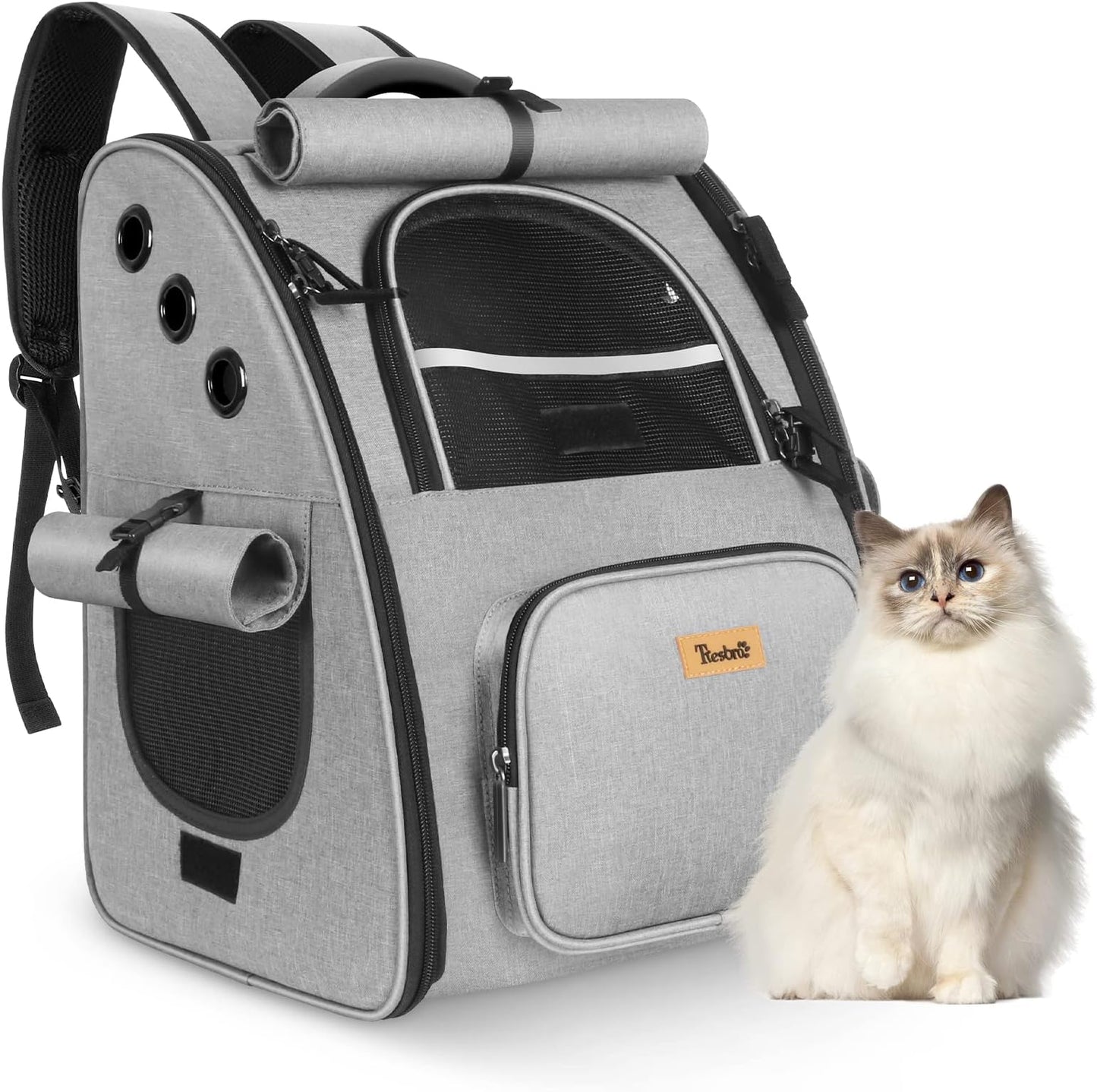 Tresbro Cat & Dog Carrier Backpack, 2nd Generation - Best Seller