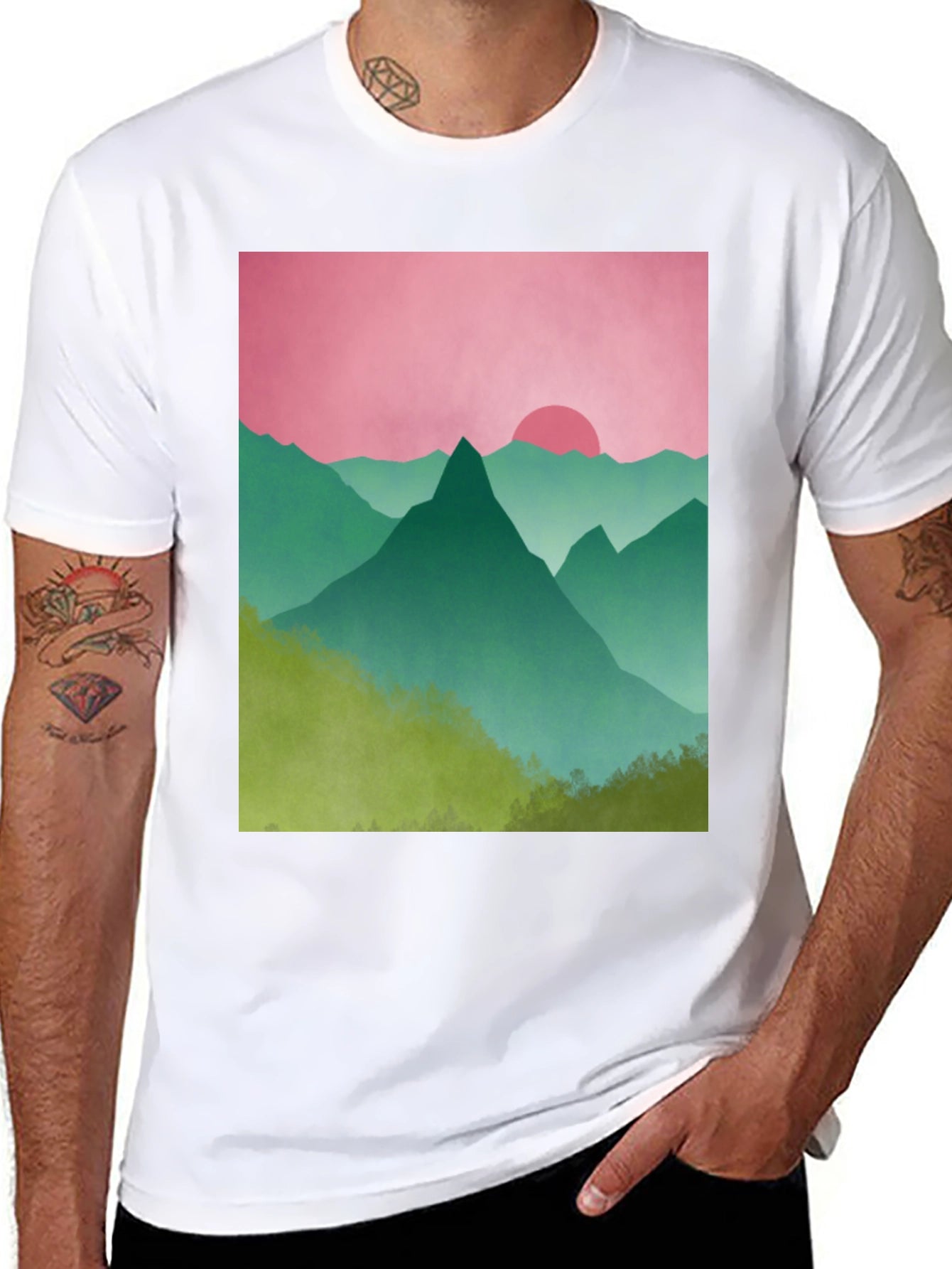 Sunset Mountain Graphic Tee