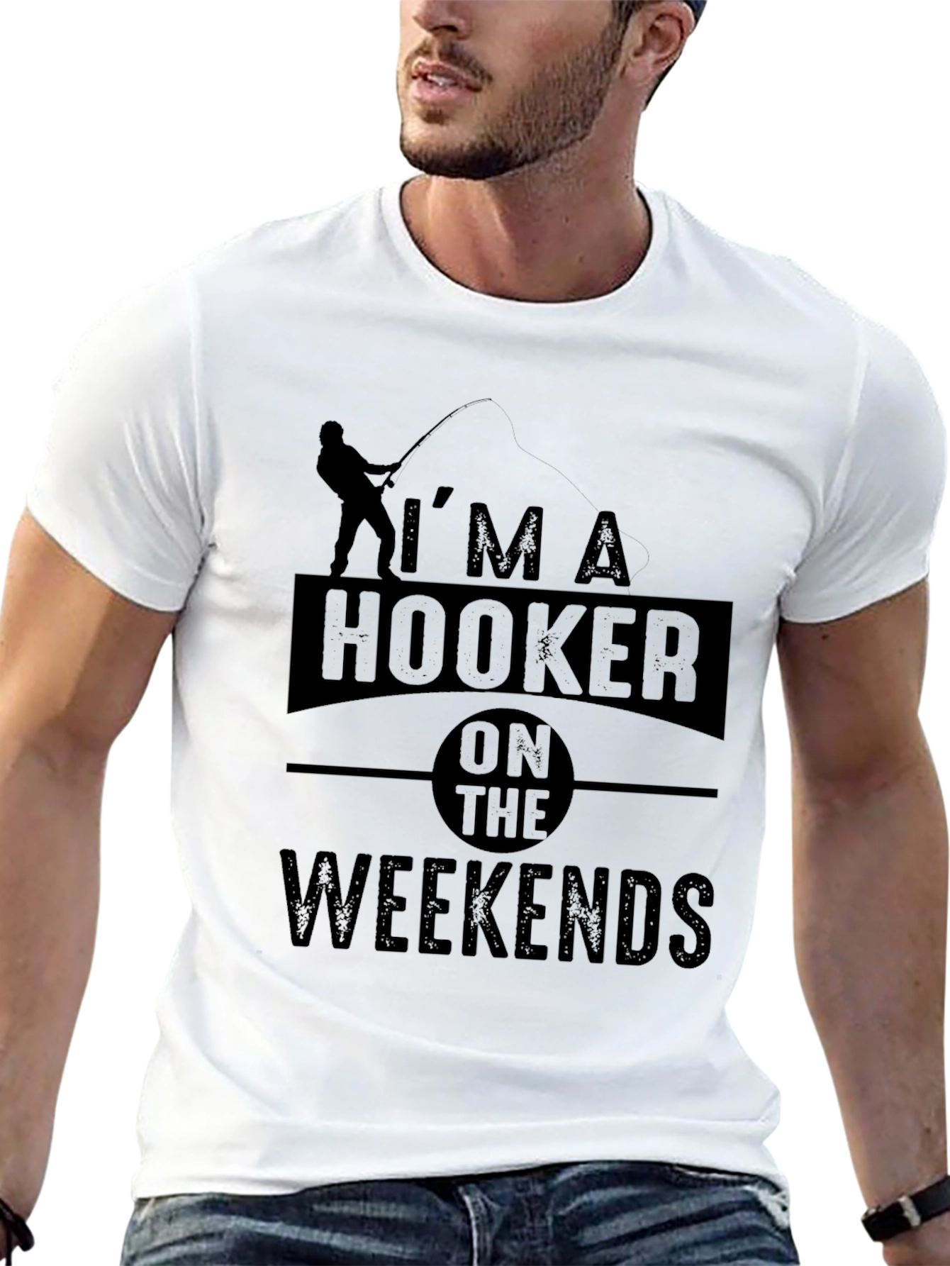 Im A Hooker On The Weekends Fishing T-Shirt