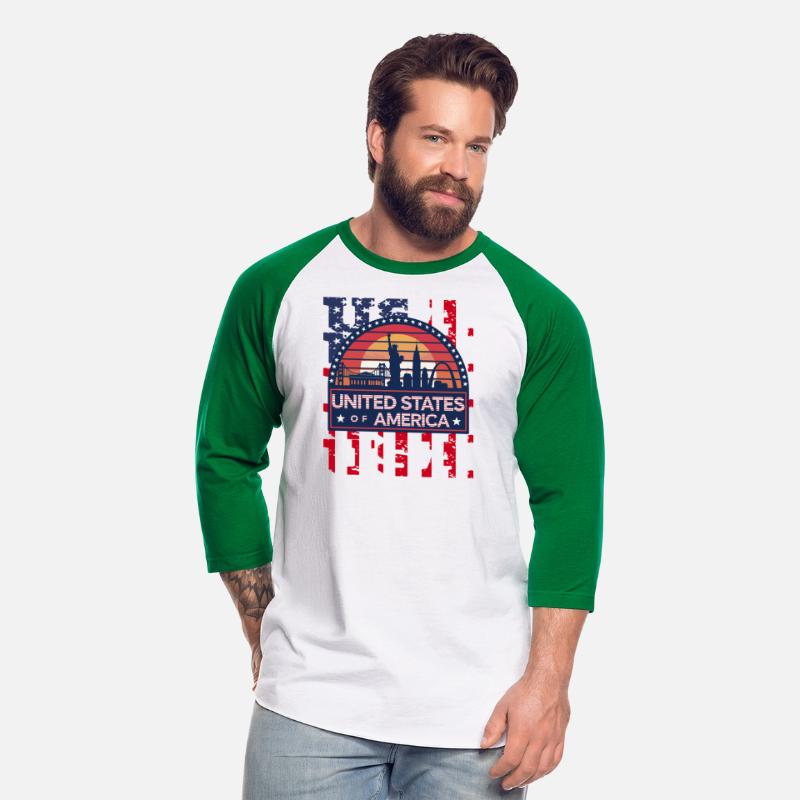 United States Of America Skyline USA Pride