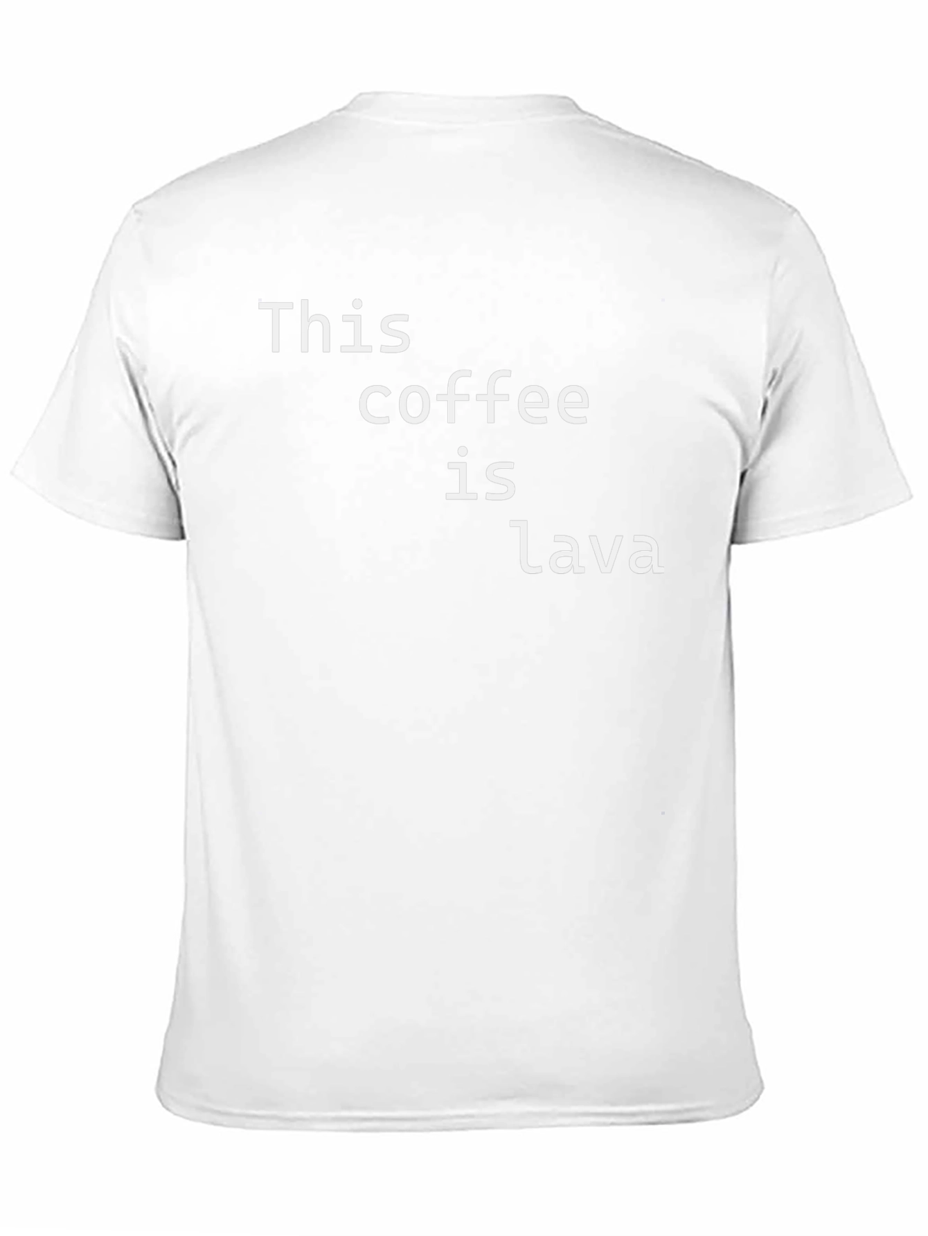This Coffee Is Lava Black T-Shirt
