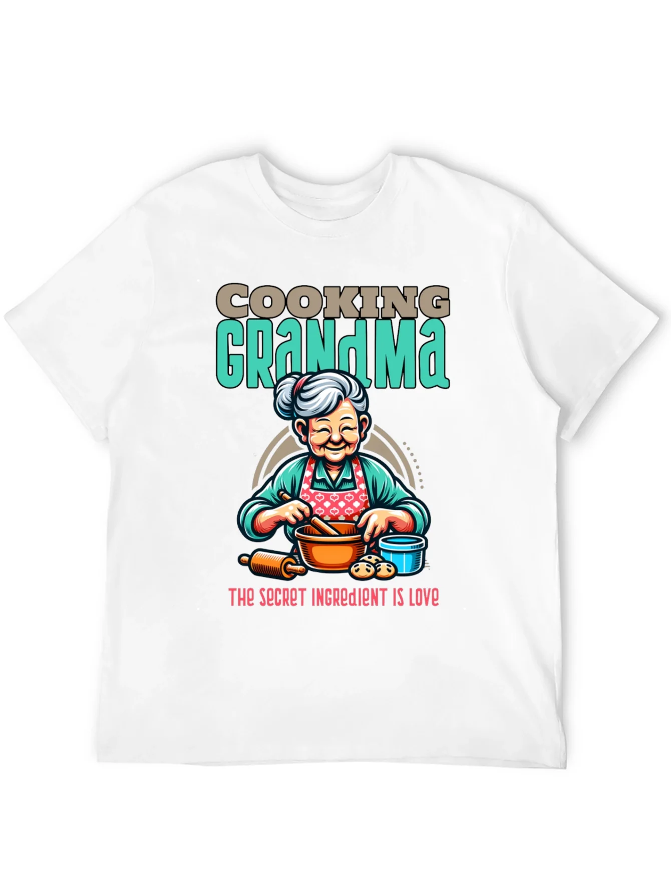 Cooking Grandma T-Shirt: Secret Ingredient is Love