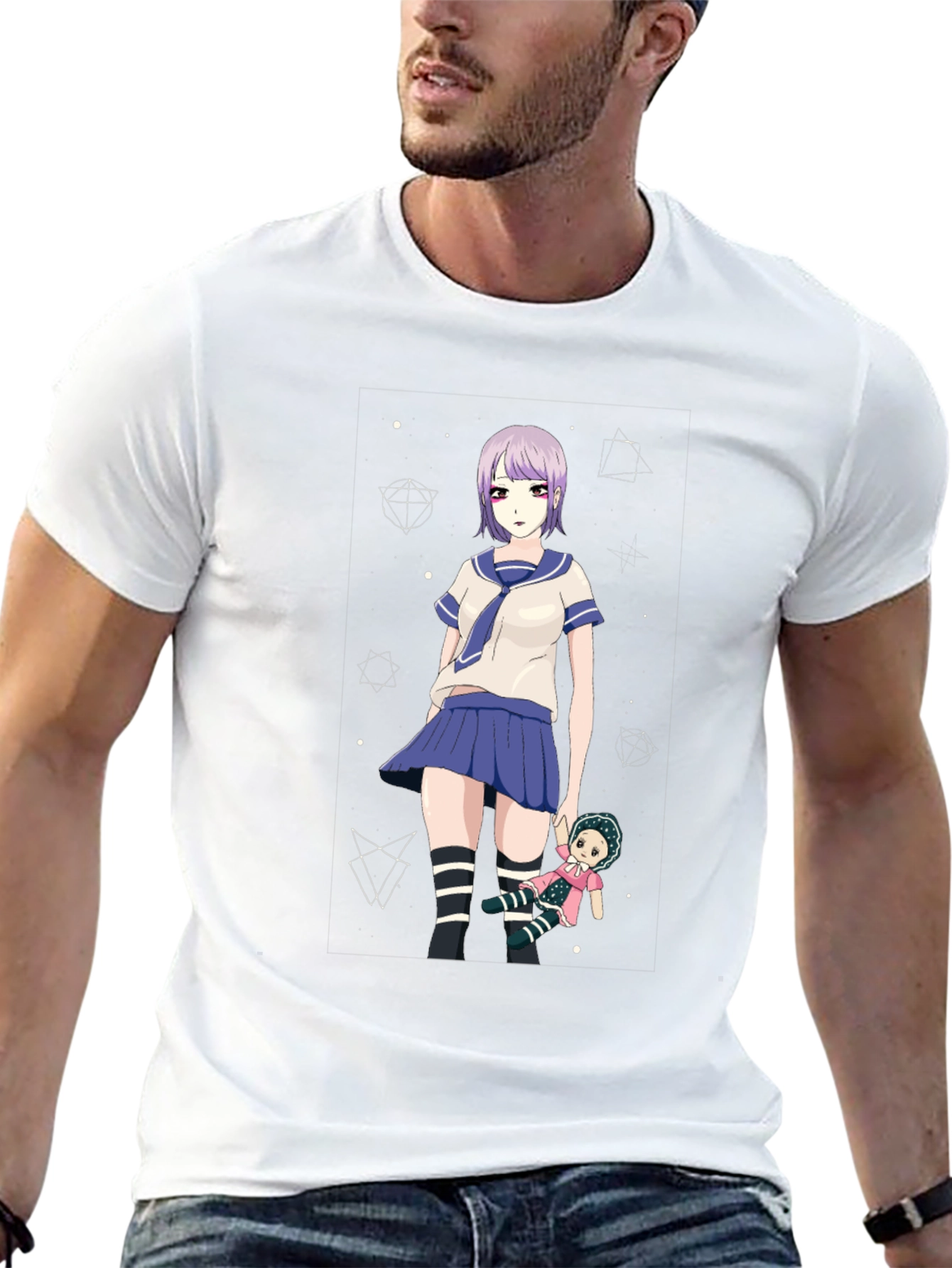 Anime Girl Graphic T-Shirt