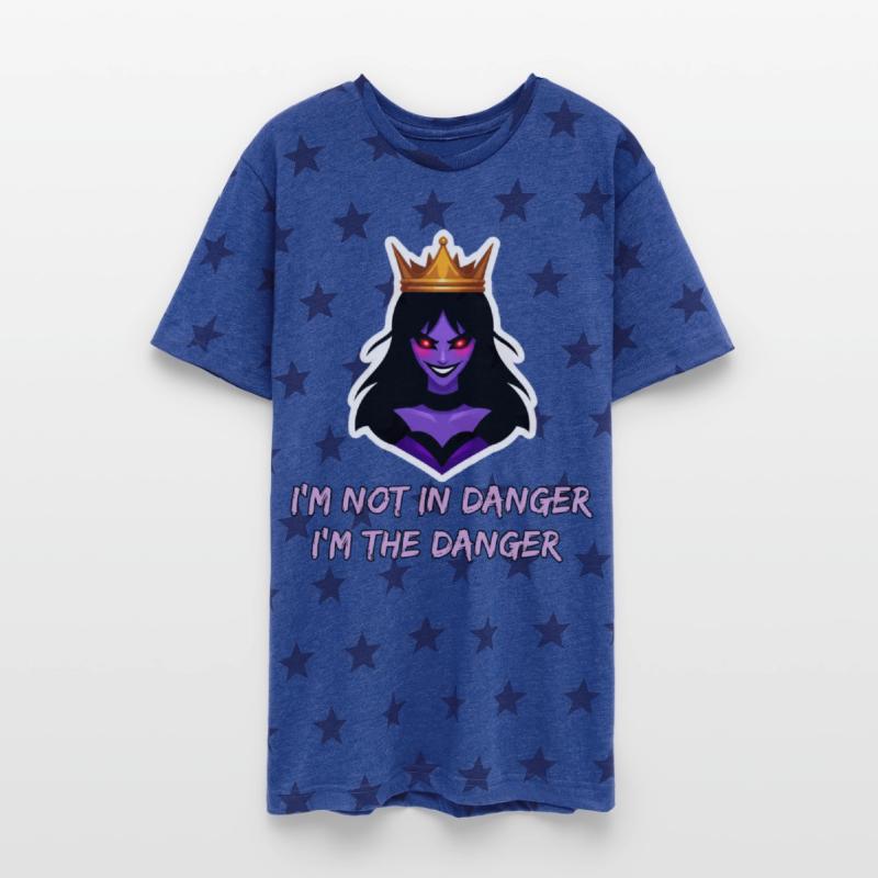 Vampire Queen with Crown Illustration