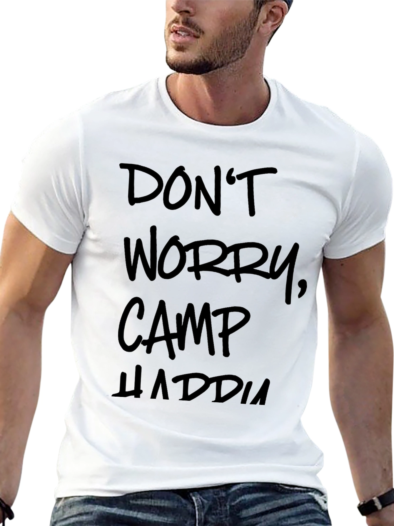 Dont Worry Camp HADDIA Black T-Shirt