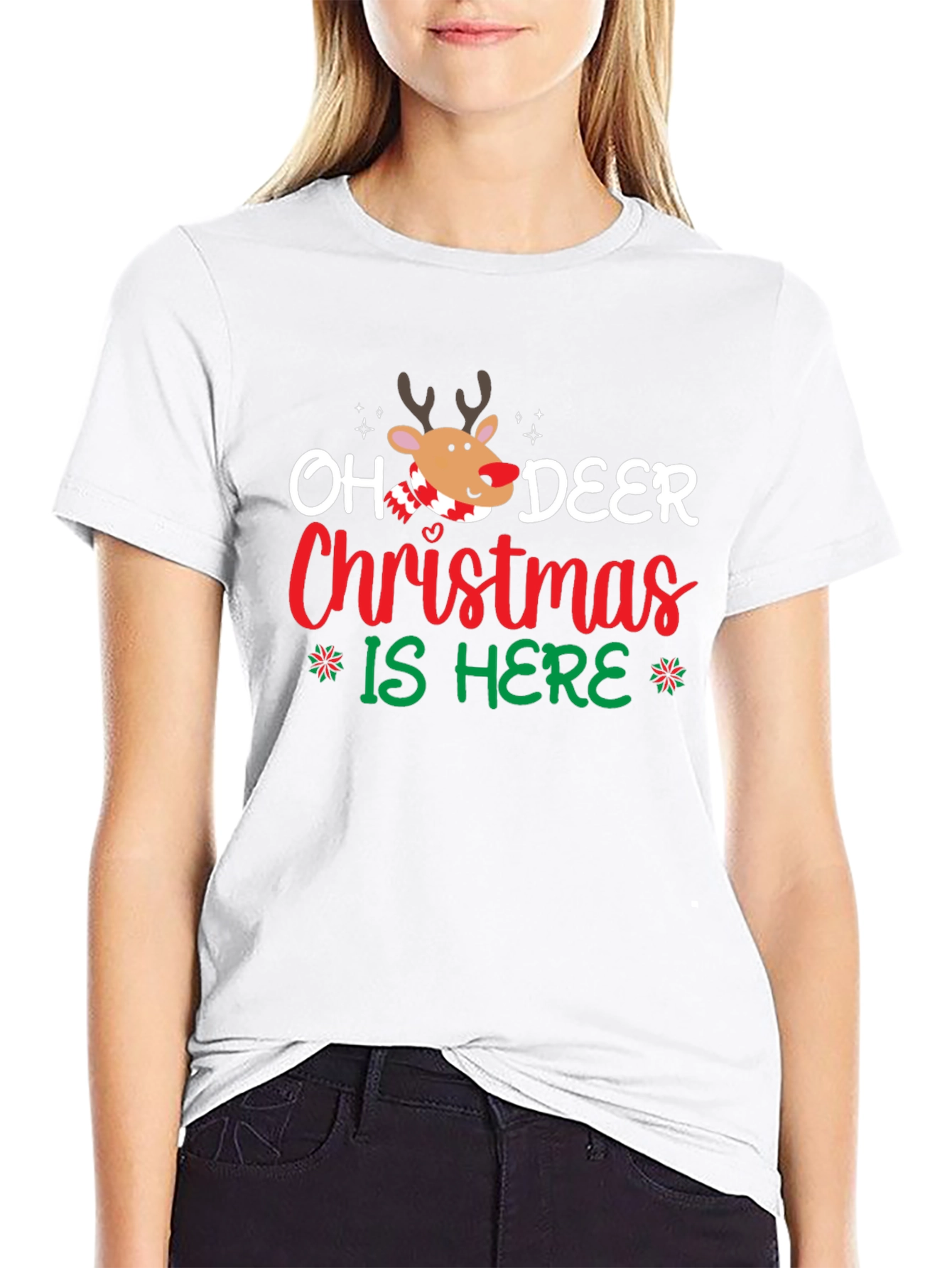 Oh Deer Christmas is Here T-Shirt
