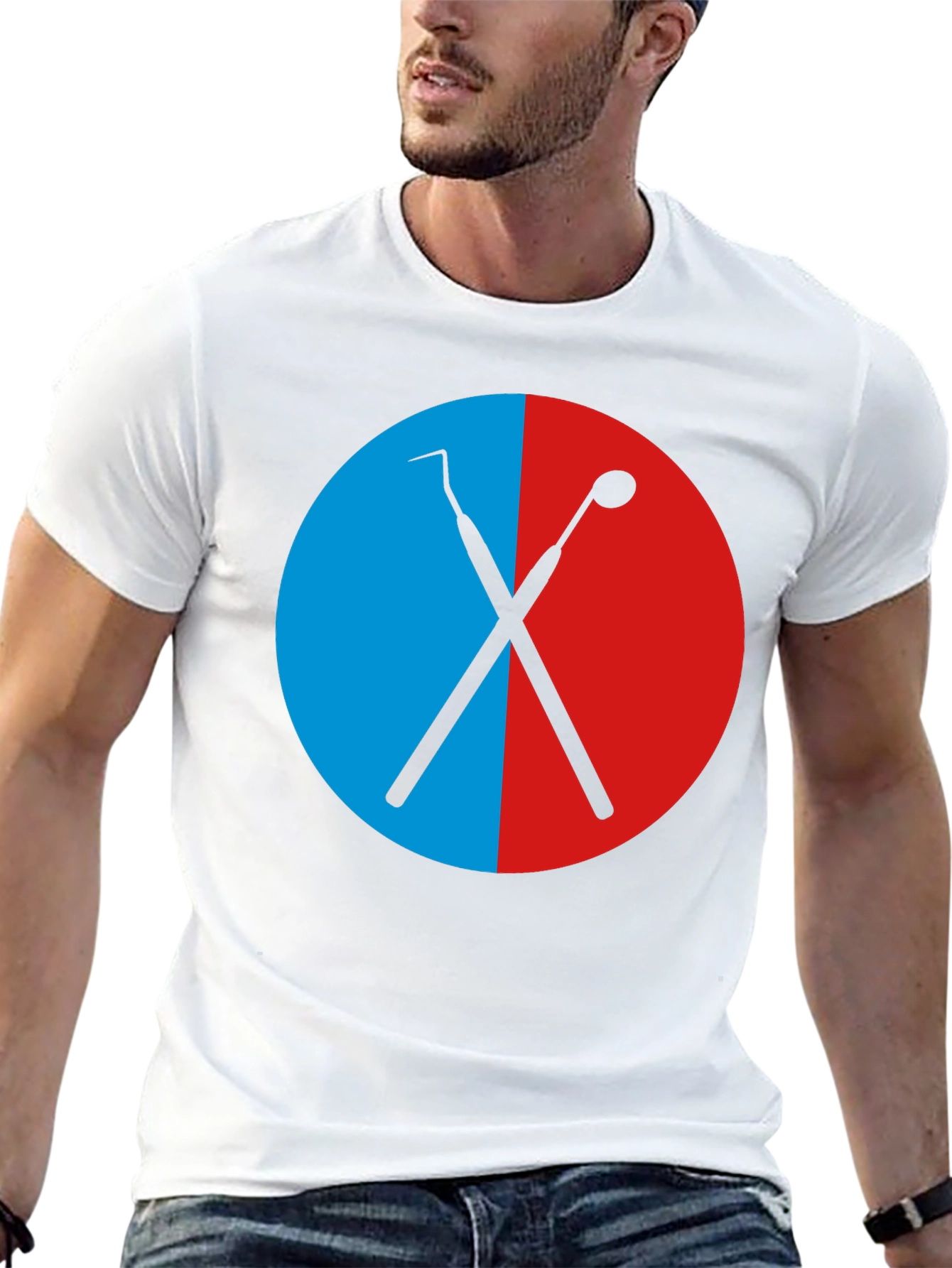 Dentist Tools Graphic Tee - Unisex Black T-Shirt