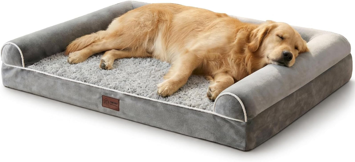 WESTERN HOME Large Dog Bed, Orthopedic Dog Beds fo - Latest Style