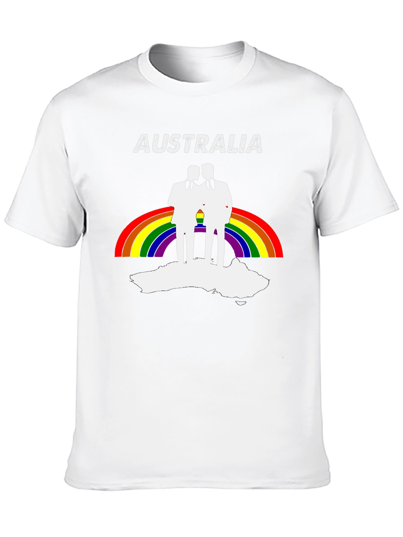 Australia Rainbow LGBTQ+ Pride T-Shirt