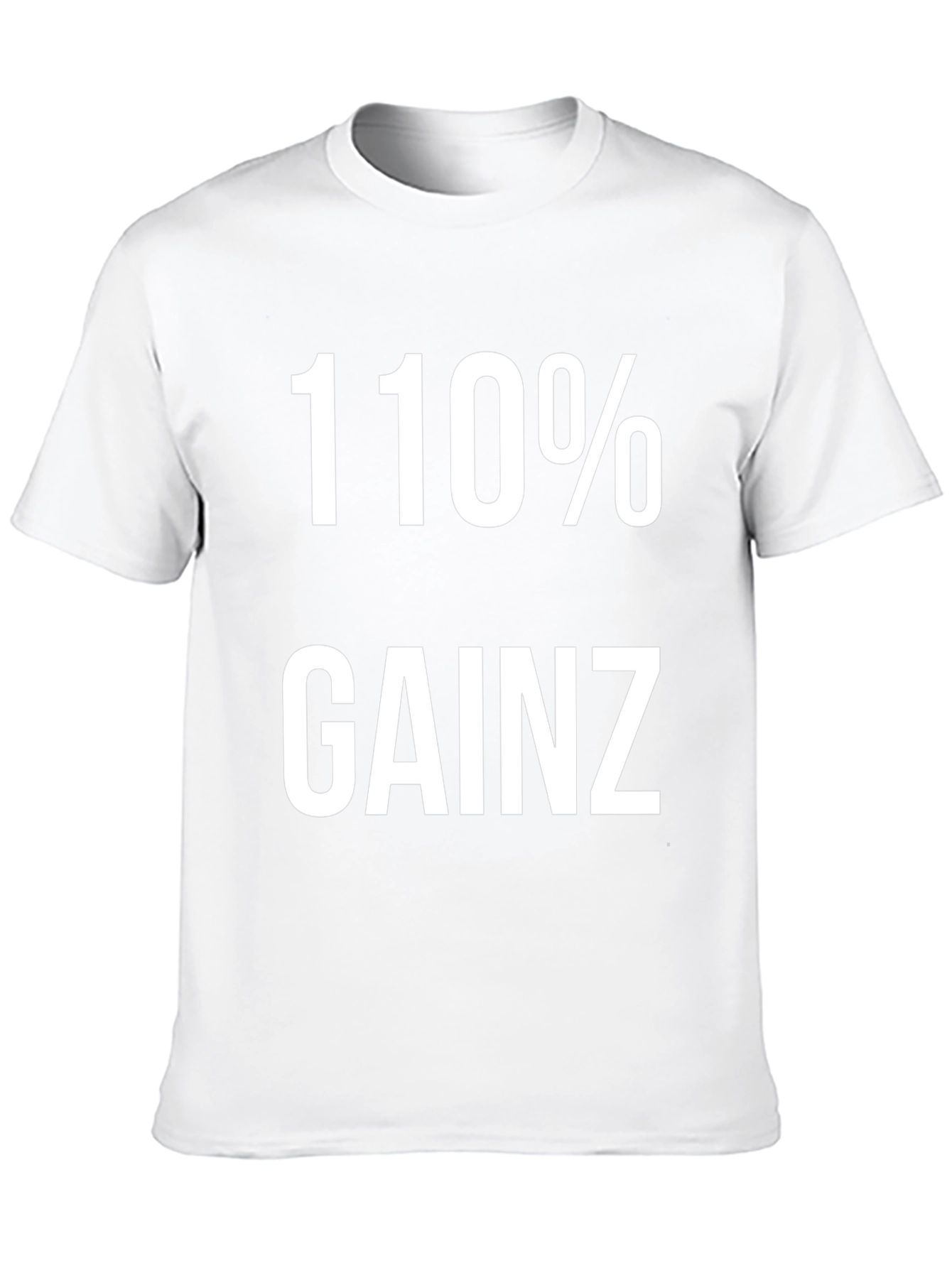110% Gainz Black Graphic T-Shirt