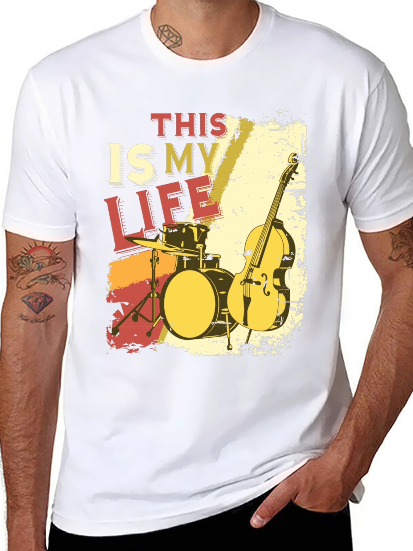 Music Is My Life Tee - Drum & Bass