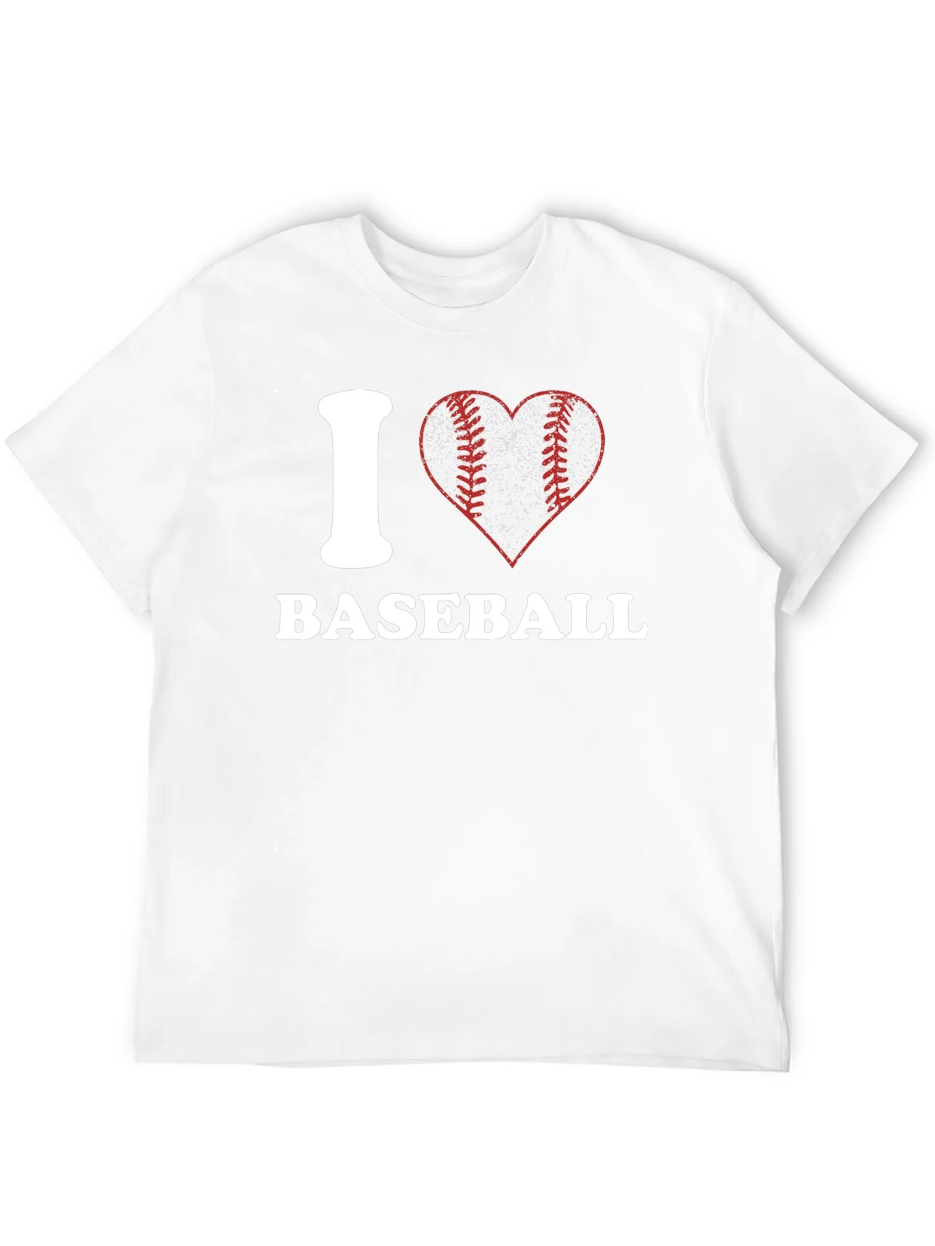 I Love Baseball T-Shirt - Heart Graphic Tee