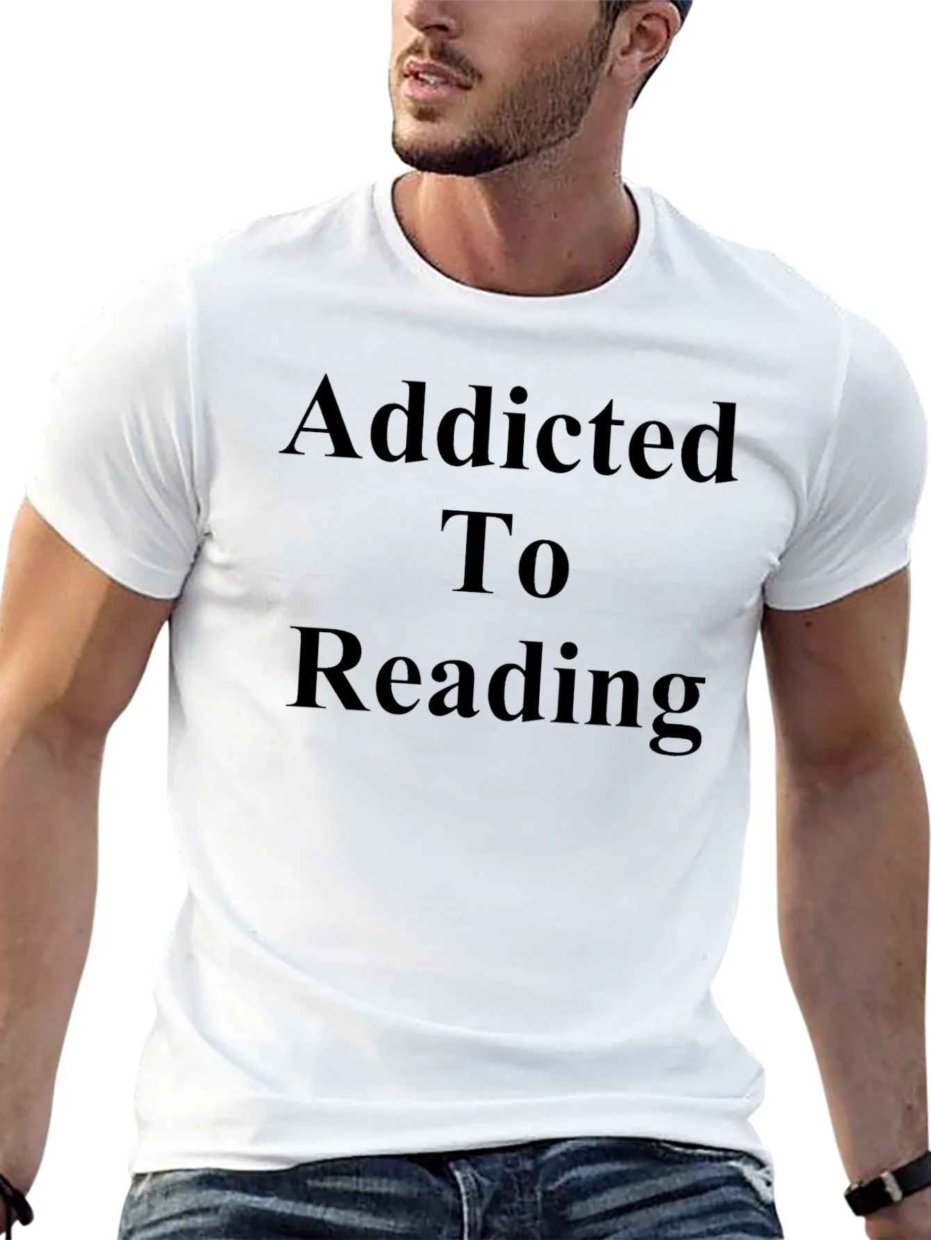 Addicted To Reading Graphic T-Shirt