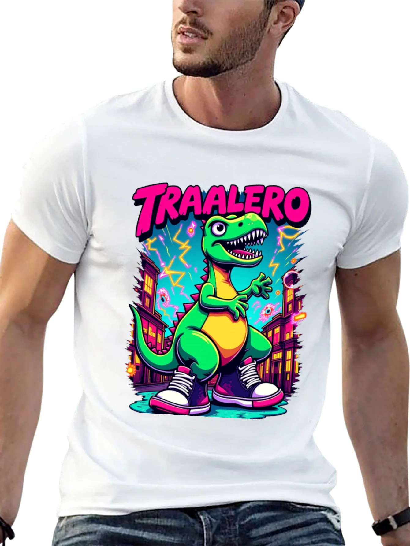 Traalero Dinosaur Graphic T-Shirt