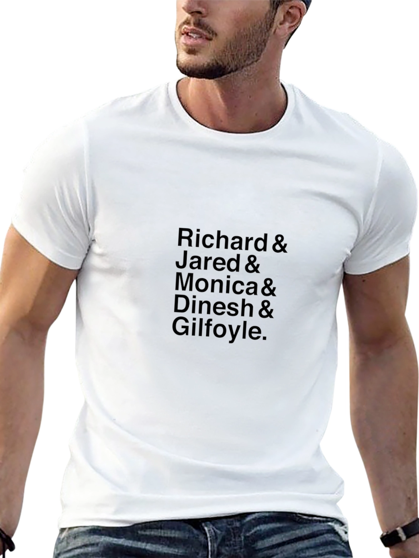 Silicon Valley Cast Black T-Shirt