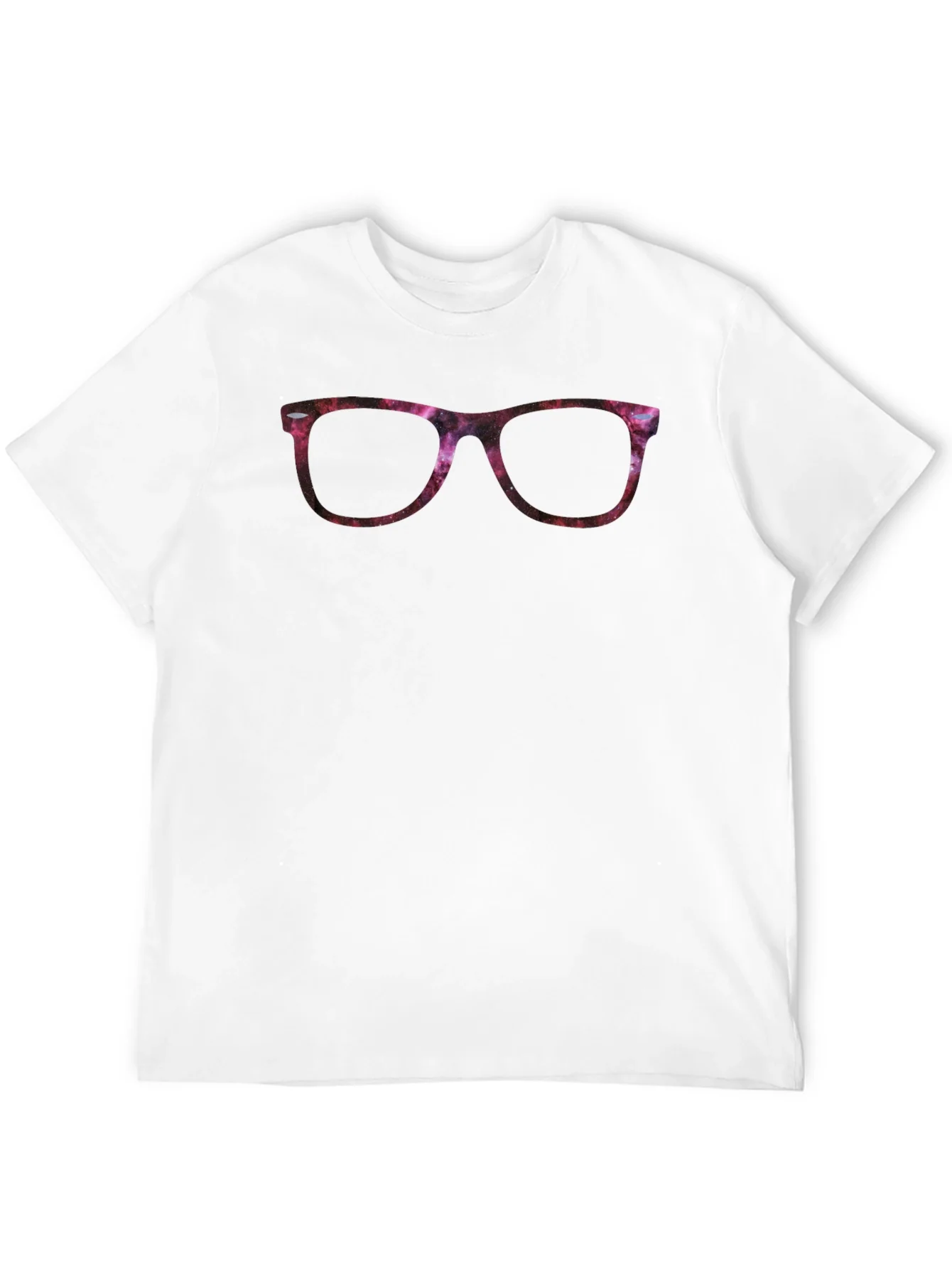 Galaxy Glasses Graphic Tee - Cool Cosmic Design